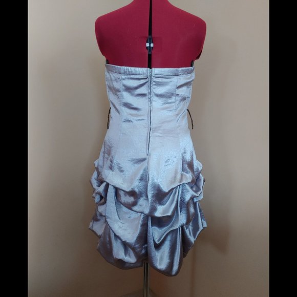 Ruby Rox Silver bubble dress - Picture 2 of 3